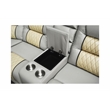 Kamiri 5 - Piece Faux Leather Reclining Two-Tone Sectional in Beige
