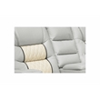 Kamiri 5 - Piece Faux Leather Reclining Two-Tone Sectional in Beige