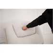 Kingway Arbore Fabric Power Recliner with USB and Cup Holders in Beige