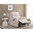 Kingway Arindel Fabric Power Recliner With USB in Beige