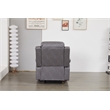 Luxury Faux Leather Recliner Chair with LED Lights