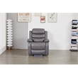 Luxury Faux Leather Recliner Chair with LED Lights