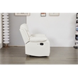 Luxury Faux Leather Recliner Chair with LED Lights