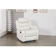 Luxury Faux Leather Recliner Chair with LED Lights