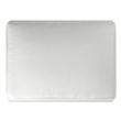 Sunset Trading Americana Box Cushion Cotton Slipcovered Ottoman in Warm White