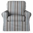 Sunset Trading Horizon Fabric Slipcovered Swivel Rocking Chair in Brown