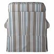 Sunset Trading Horizon Fabric Slipcovered Swivel Rocking Chair in Brown