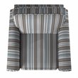 Sunset Trading Horizon Fabric Slipcovered Swivel Rocking Chair in Brown