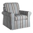 Sunset Trading Horizon Fabric Slipcovered Swivel Rocking Chair in Brown