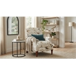 Sunset Trading Bird Script Fabric Manual Reclining Chair in Ivory