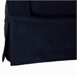 Sunset Trading Horizon Fabric Slipcovered Swivel Rocking Chair in Navy Blue
