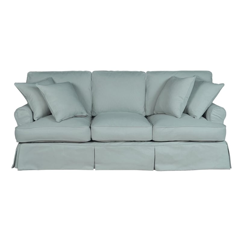 Sunset Trading Horizon 2-Piece Fabric Living Room Set in Ocean Blue