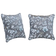 Sunset Trading Horizon 2-Piece Fabric Living Room Set in Ocean Blue