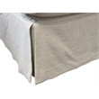 Sunset Trading Horizon T-Cushion Fabric Slipcovered Sofa in Light Gray