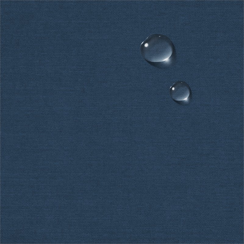 Sunset Trading Puff 4-Piece Fabric Slipcover Sectional Sofa in Navy
