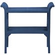Sunset Trading Cottage Transitional Wood Accent Table and Console in Navy Blue