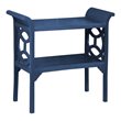 Sunset Trading Cottage Transitional Wood Accent Table and Console in Navy Blue