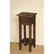 Sunset Trading Cottage Narrow Wood Side Table in Old Java Brown/Antique Iron