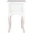 Sunset Trading Cottage Farmhouse Wood Table in Distressed Antique White