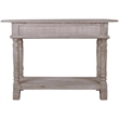Sunset Trading Cottage Farmhouse Wood Console Table in Natural Limewash