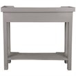 Sunset Trading Cottage Wood Console Table with 2 Drawers & Shelf in Antique Gray