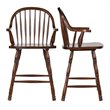 Sunset Trading Andrews 3PC Extendable Drop Leaf Wood Kitchen Island in Chestnut