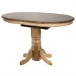 Sunset Trading Brook 5PC Extendable Wood Dining Set & Napoleon Stools in Cream
