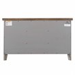 Sunset Trading Country Grove Contemporary Wood Buffet in Distressed Gray/Brown