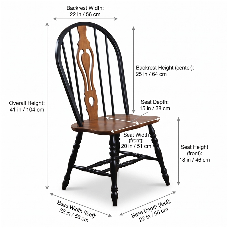 Sunset Trading Selections 5PC Round/Oval Butterfly Dining Set Black/Cherry Wood