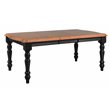 Sunset Trading Black Cherry Selections 5PC Extendable Wood Dining Set in Black