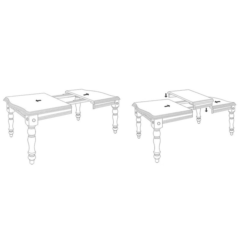 Sunset Trading Black Cherry Selections 5PC Extendable Wood Dining Set in Black