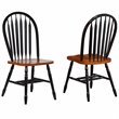 Sunset Trading Black Cherry Selections 7PC Extendable Wood Dining Set in Black