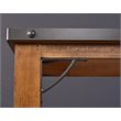 Sunset Trading Rustic City Counter Height Contemporary Wood Dining Table in Oak