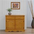 Sunset Trading Oak Selections Oak Selections Wood Keepsake Buffet in Light Oak