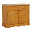 Sunset Trading Oak Selections Oak Selections Wood Keepsake Buffet in Light Oak