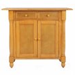 Sunset Trading Oak Selections Drop Leaf Extendable Wood Kitchen Island in Oak