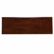Andrews 3-Drawers 1-Large Open Shelf Cabinet Sideboard in Chestnut Brown Wood