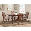 Andrews 60-in Rectangle Extendable Butterfly Leaf Table Chestnut Brown Wood