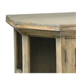 Cottage Window Pane Door Display Sideboard Brown Entryway Cabinet Solid Wood