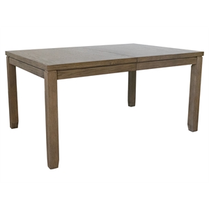 Saunders Rectangular 78&quot Extension Dining Table Brown Acacia Wood Seats 6 to 8