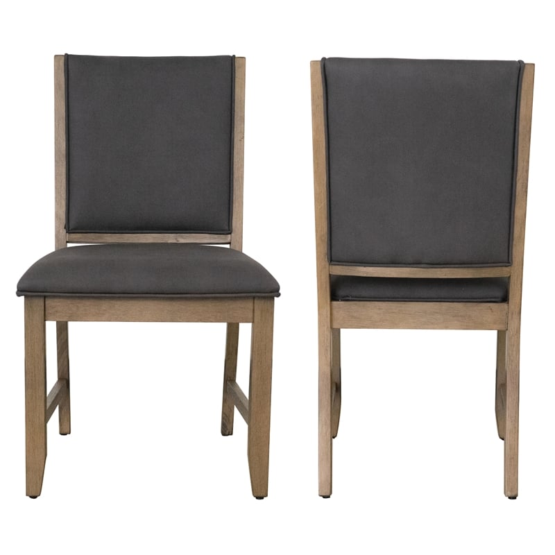 Saunders 8PC Extendable Dining Set with Server Charging/USB Brown Acacia Wood