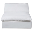 Puff 5 Pc Slipcovered Modular Sectional Sofa Performance Fabric White