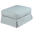 Horizon 4 Pc Slipcovered Living Room Sofa Set Ocean Blue Performance Fabric