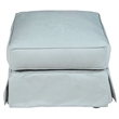 Horizon 4 Pc Slipcovered Living Room Sofa Set Ocean Blue Performance Fabric
