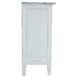 Sunset Trading Cottage Shutter Door Credenza White/Gray Solid Wood No Assembly