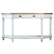 Sunset Trading Cottage Display Table White/Brown Solid Wood Fully Assembled