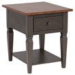 Sunset Trading Dakota 4PC Rectangle Coffee Table Set w Console Brown Gray Wood