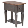 Sunset Trading Dakota 4PC Rectangle Coffee Table Set w Console Brown Gray Wood