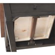 Sunset Trading Dakota 4PC Rectangle Coffee Table Set w Console Brown Gray Wood