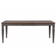 Dakota 7PC 60-78-inch Rectangle Expanding Dining Table Set Brown Gray Solid Wood